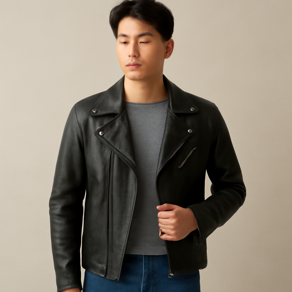 남성가죽자켓 대표 이미지